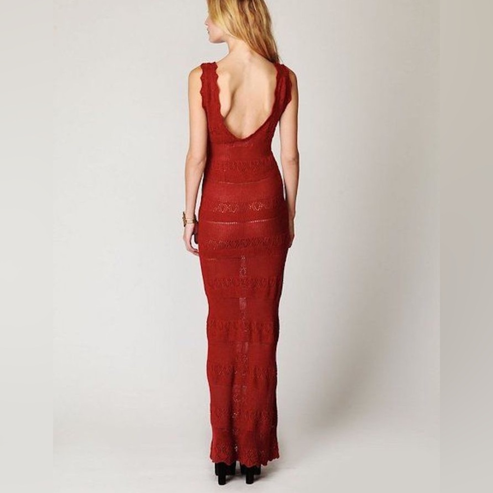 Free People Archival Gialos Crochet Maxi Dress - Picture 3 of 12